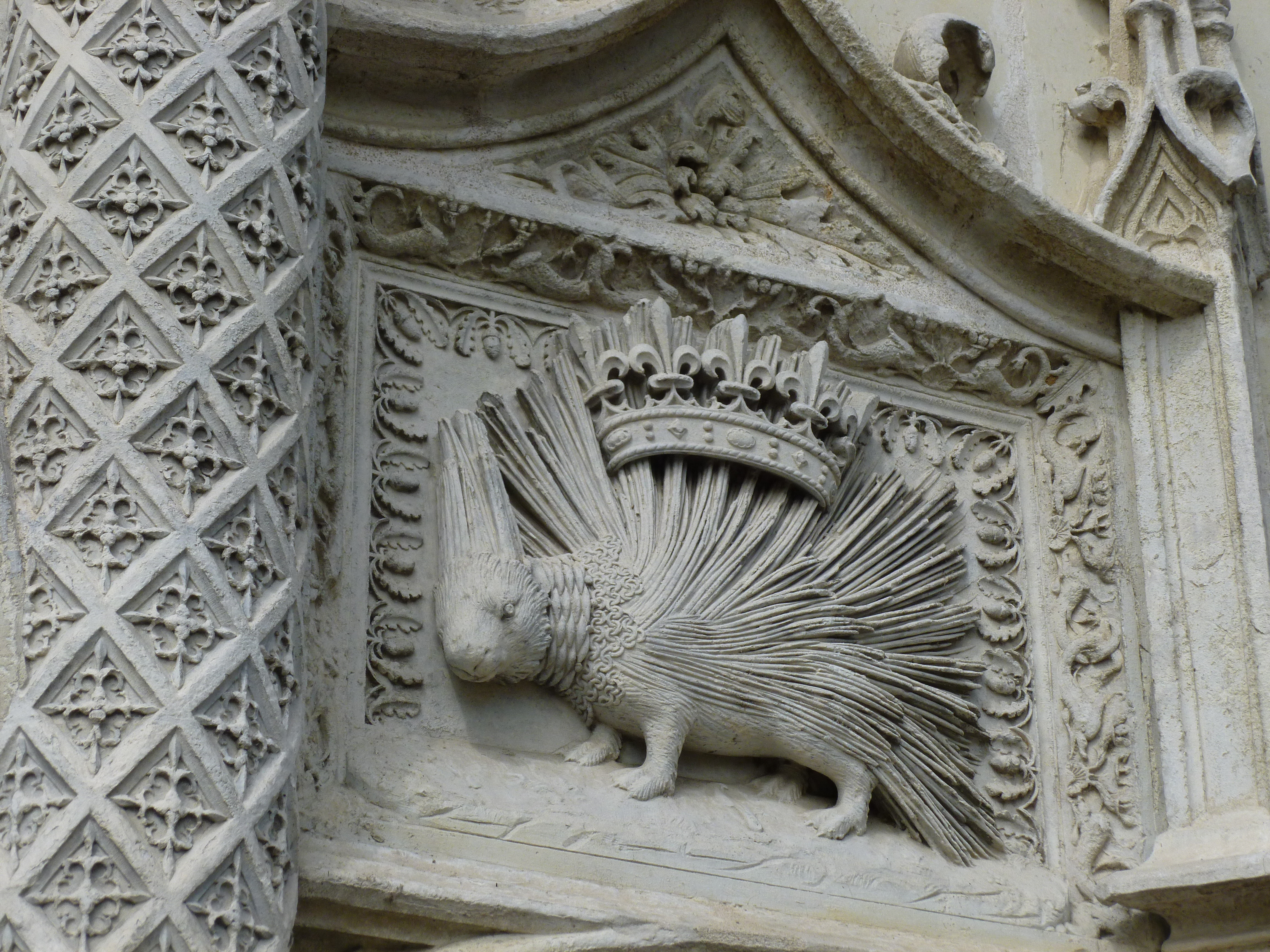 Architecture in Blois, France.