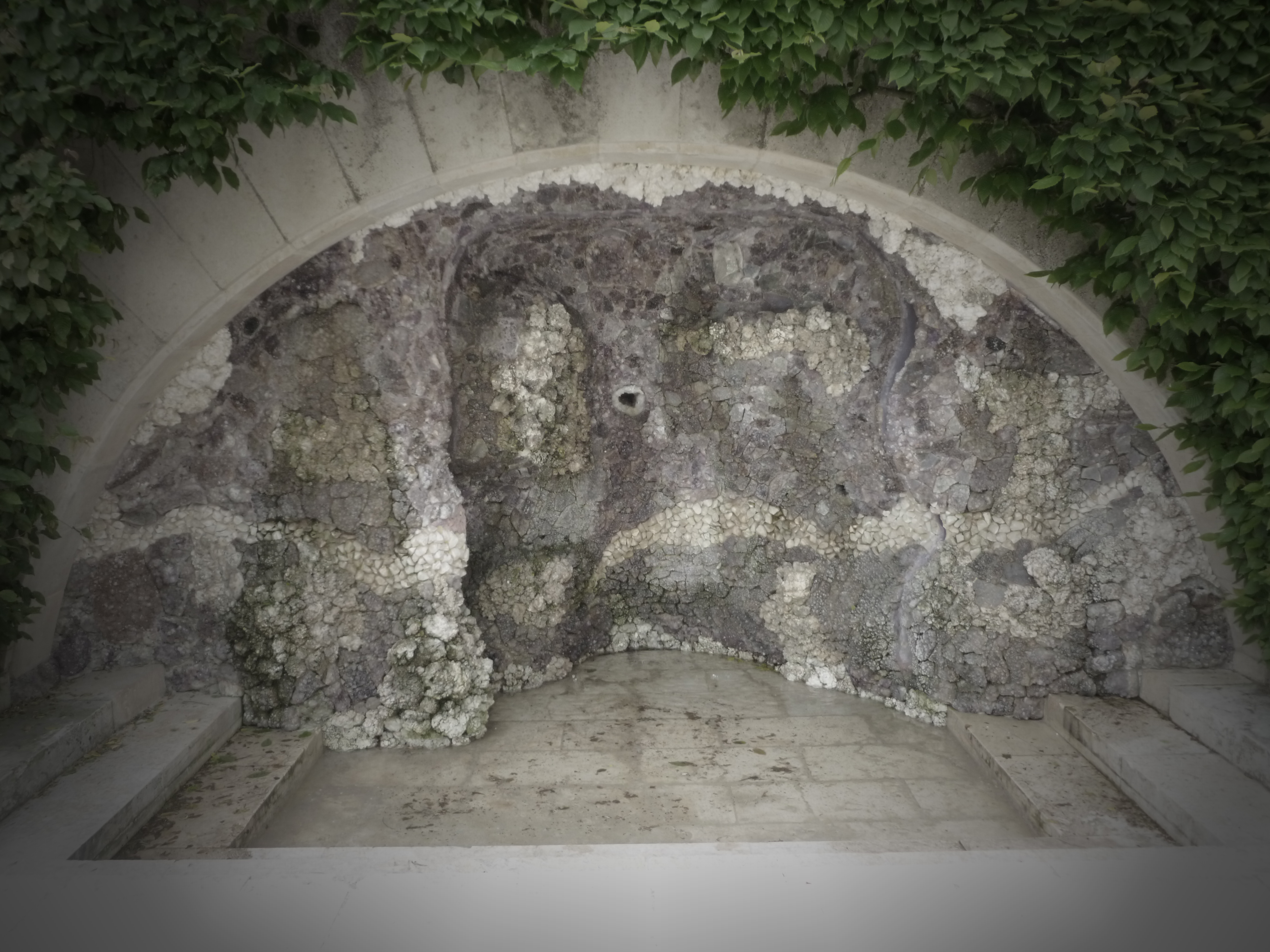 Old Fountain in France.